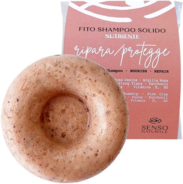 71AB0kXH6lS._AC_SL1000 Senso Naturale - Fito Shampoo Solido Nutriente– Ripara e Protegge i Capelli