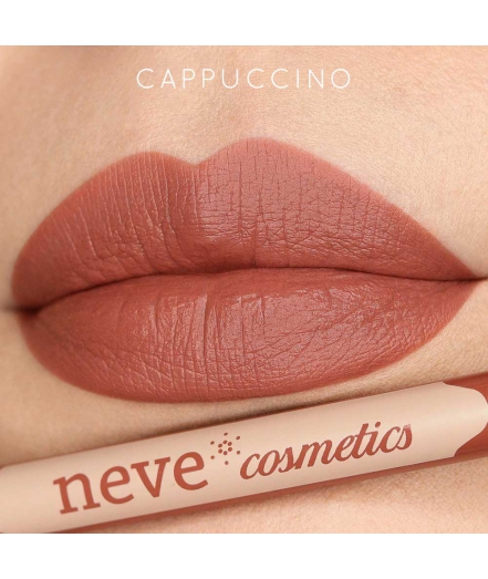 pastello-labbra-cappuccino-rose (1) Neve Cosmetics - Pastello Labbra Cappuccino - Matita Labbra