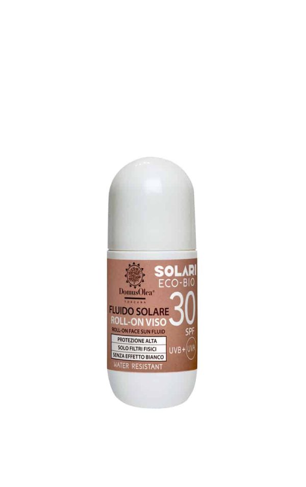solare1 Domus Olea Toscana - Fluido Solare Viso Roll-On - SPF 30