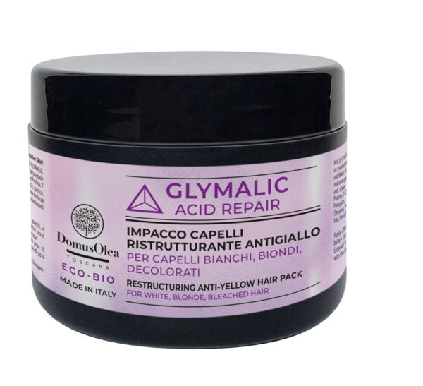 Schermata 2023-11-29 alle 19.49.26 DomusOlea Toscana - Impacco Capelli Ristrutturante Antigiallo – Glymalic Acid Repair