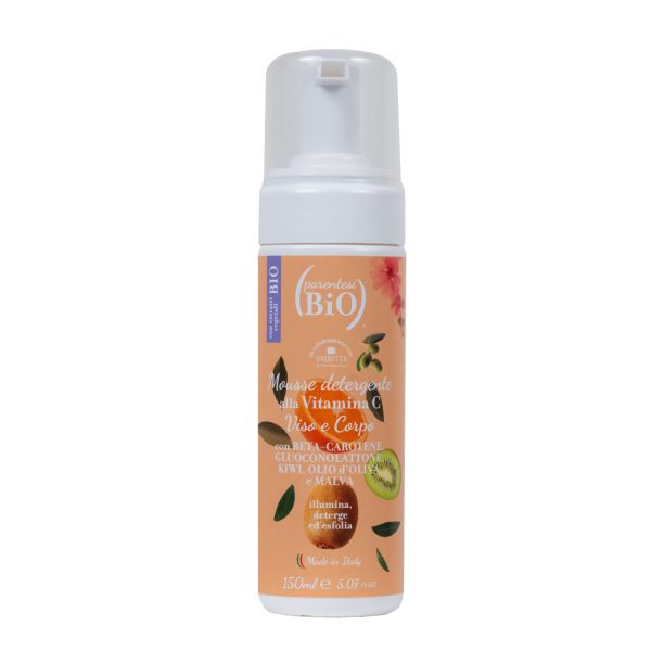 parentesi-bio-mousse-viso-vitamina-c Parentesi Bio- Mousse Detergente Viso e Corpo alla Vitamina C