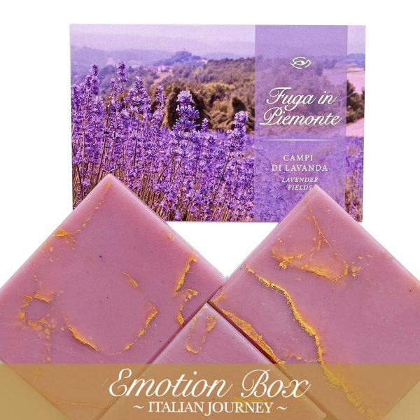 203748-original Senso Naturale - Emotion Box - Fuga In Piemonte (Campi Di Lavanda) 2 Saponette