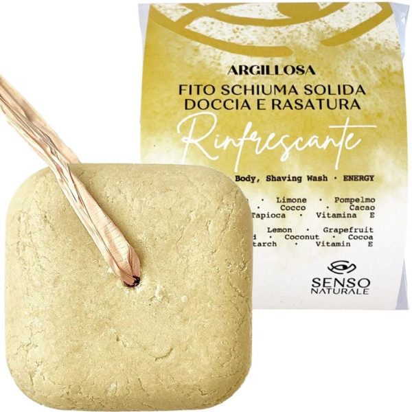 TLS002114_1_9149db32-d9b6-4603-89e8-009c614c75f8_1024x1024 Senso Naturale - Fito Doccia Schiuma Solida - Argillosa Rinfrescante