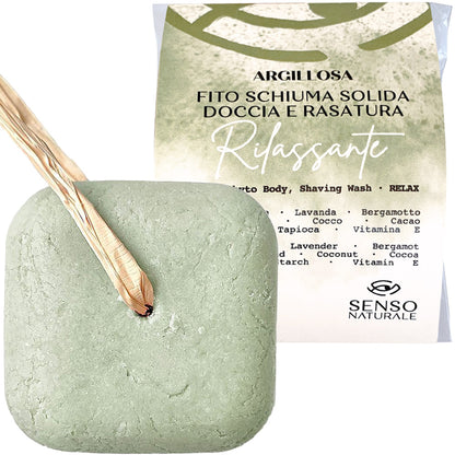 amz_argillosa_RILASSANTE_2 Senso Naturale - Fito Doccia Schiuma Solida - Argillosa Rilassante