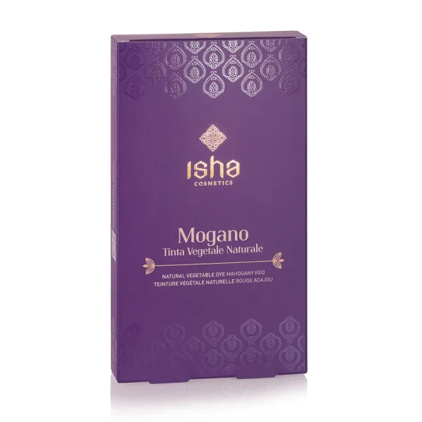 mogano-tinta-vegetale-naturale Isha - Miscela Rosso Mogano