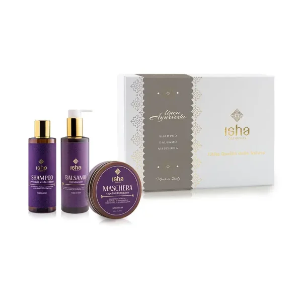 linea-ayurveda Isha - Cofanetto Rituale Ayurveda (Shampoo, Balsamo, Maschera)